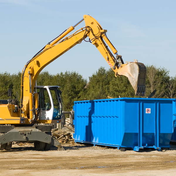 can i request a rental extension for a residential dumpster in Holiday Beach